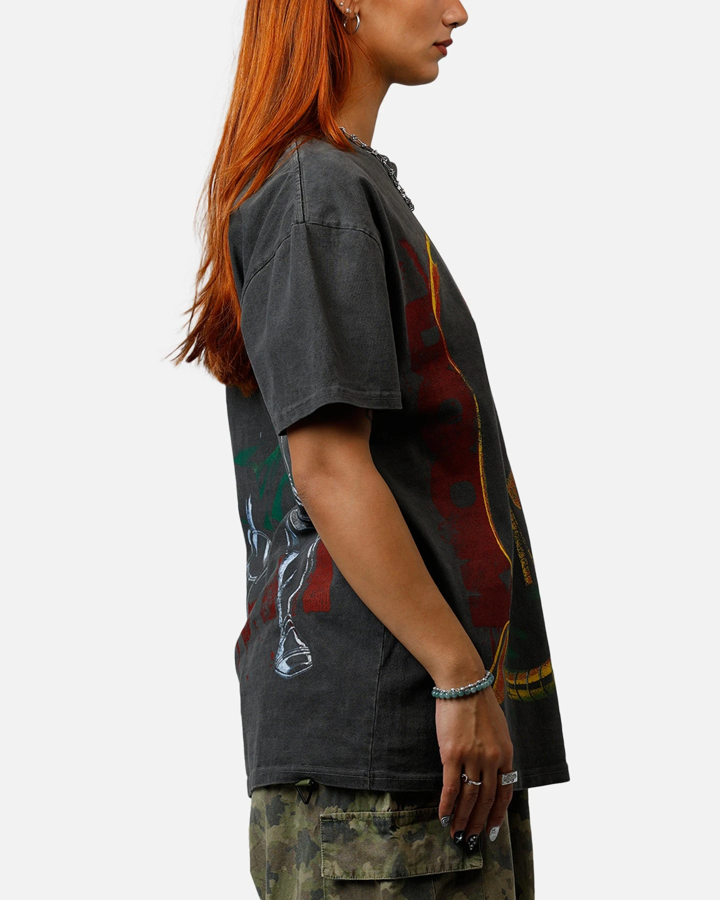 American Thrift Marvel Doctor Doom Heavyweight T-Shirt Black Wash 6 American Thrift Marvel Doctor Doom Heavyweight T-Shirt Black Wash - Image 4