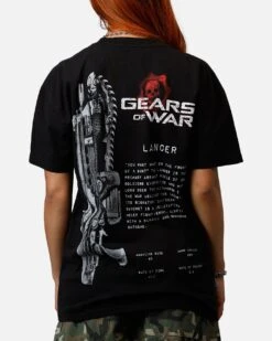 73 Studio X Gears Of War Lancer T-Shirt Black