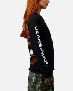 73 Studio X Gears Of War Gears Of Wear Long Sleeve T-Shirt Black -Culture Kings Shop 02055204 YB001 womens 0040