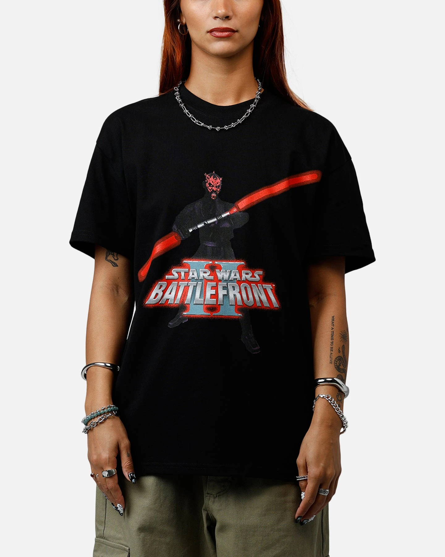 73 Studio Star Wars Darth Maul Battlefront II T-Shirt Black 4 73 Studio Star Wars Darth Maul Battlefront II T-Shirt Black - Image 2