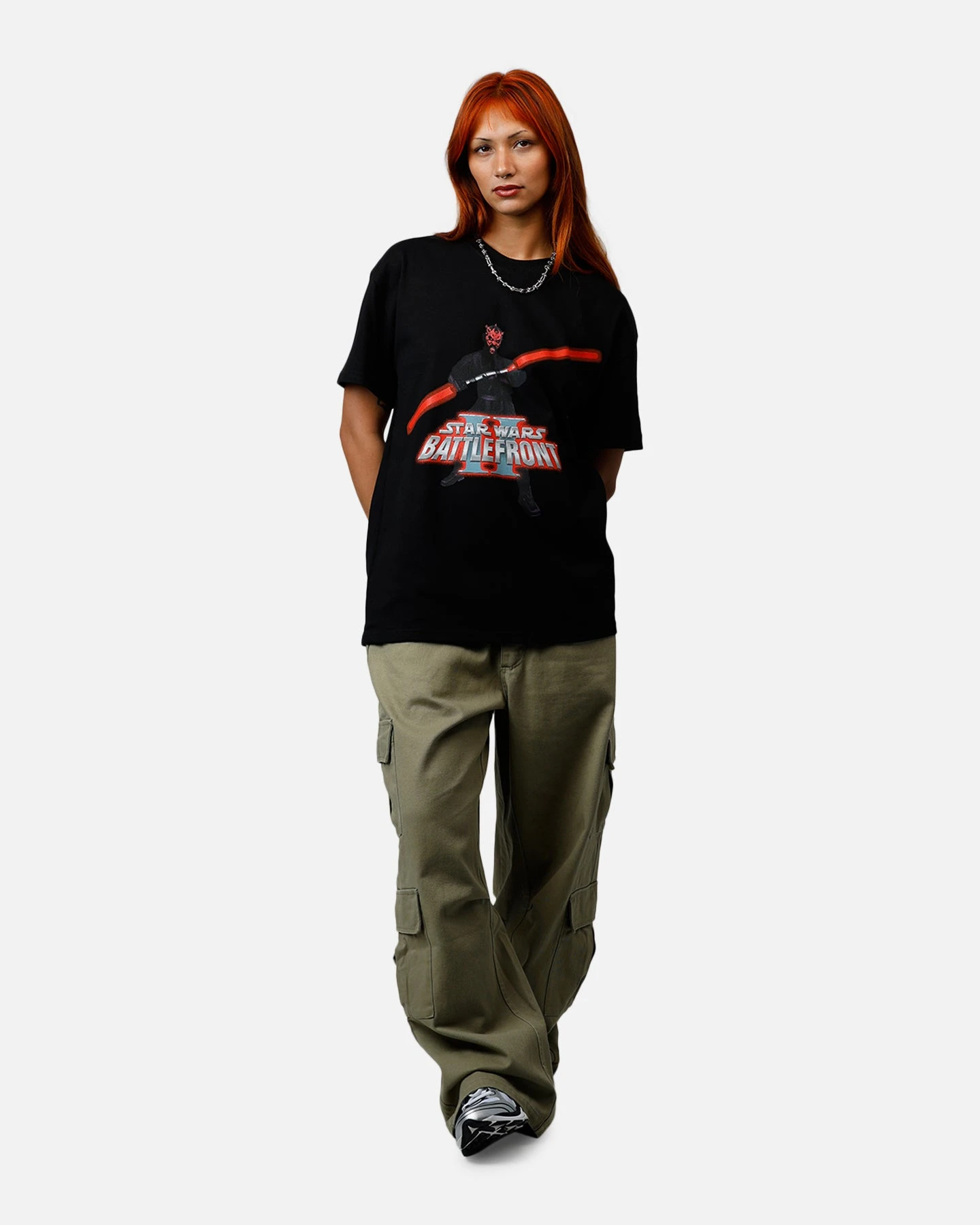 73 Studio Star Wars Darth Maul Battlefront II T-Shirt Black 5 73 Studio Star Wars Darth Maul Battlefront II T-Shirt Black - Image 3