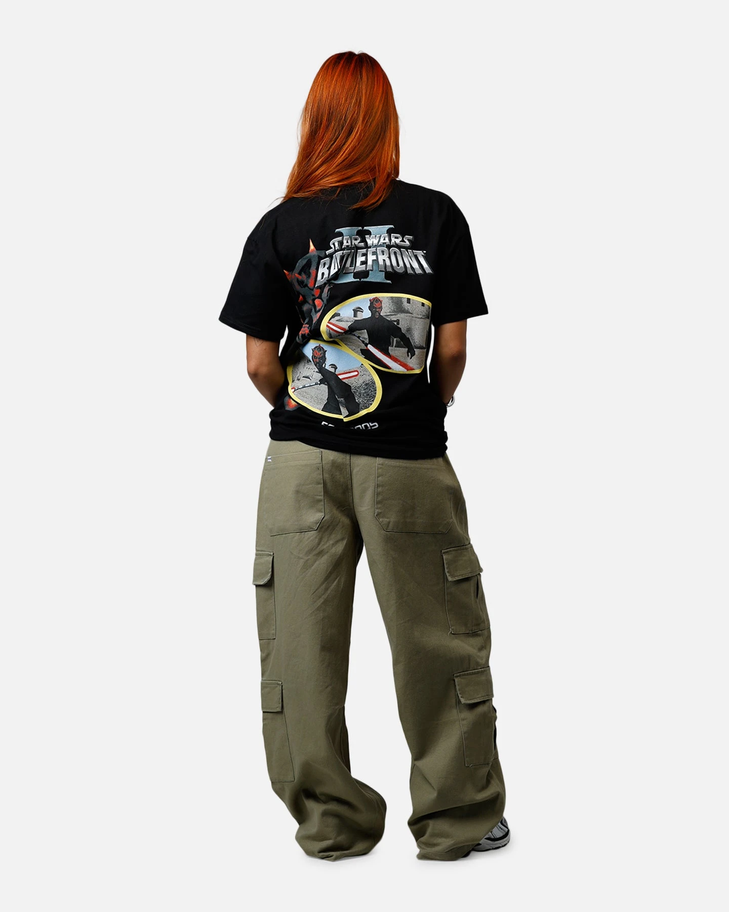 73 Studio Star Wars Darth Maul Battlefront II T-Shirt Black 8 73 Studio Star Wars Darth Maul Battlefront II T-Shirt Black - Image 6