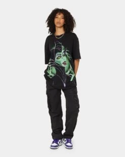 Disney Maleficent Vintage T-Shirt Washed Black -Culture Kings Shop 08001032 YW607 womens 0030