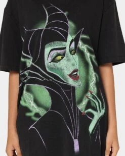 Disney Maleficent Vintage T-Shirt Washed Black -Culture Kings Shop 08001032 YW607 womens 0040
