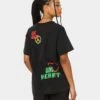 Bob Marley One Love One Heart Vintage T-Shirt Washed Black 2 Bob Marley One Love One Heart Vintage T-Shirt Washed Black -Culture Kings Shop 08001069 YW607 womens 0010