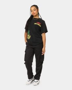 Bob Marley One Love One Heart Vintage T-Shirt Washed Black -Culture Kings Shop 08001069 YW607 womens 0030