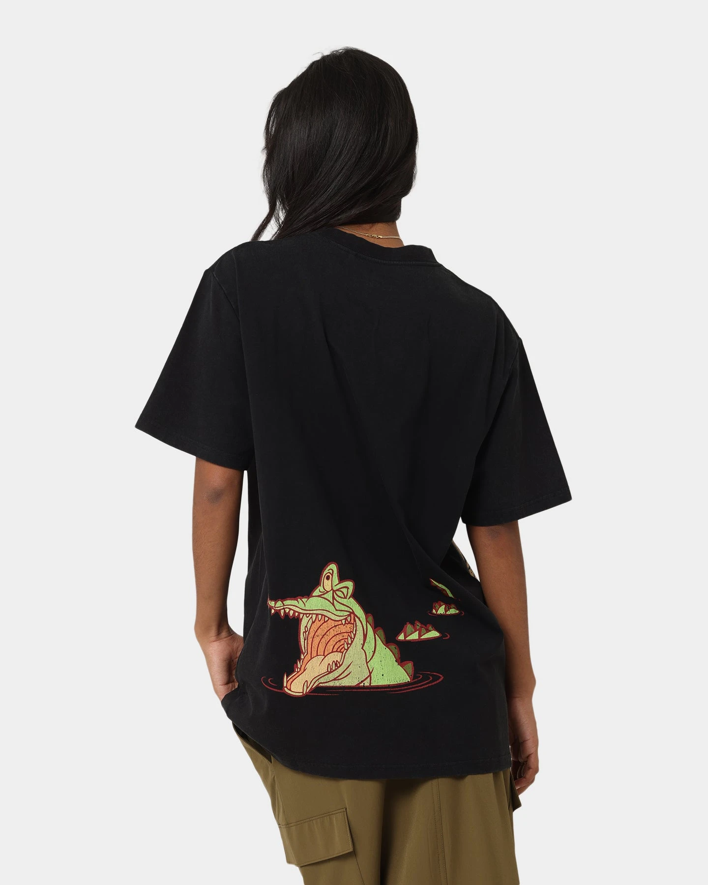 Disney Hook Vintage T-Shirt Washed Black 4 Disney Hook Vintage T-Shirt Washed Black - Image 2