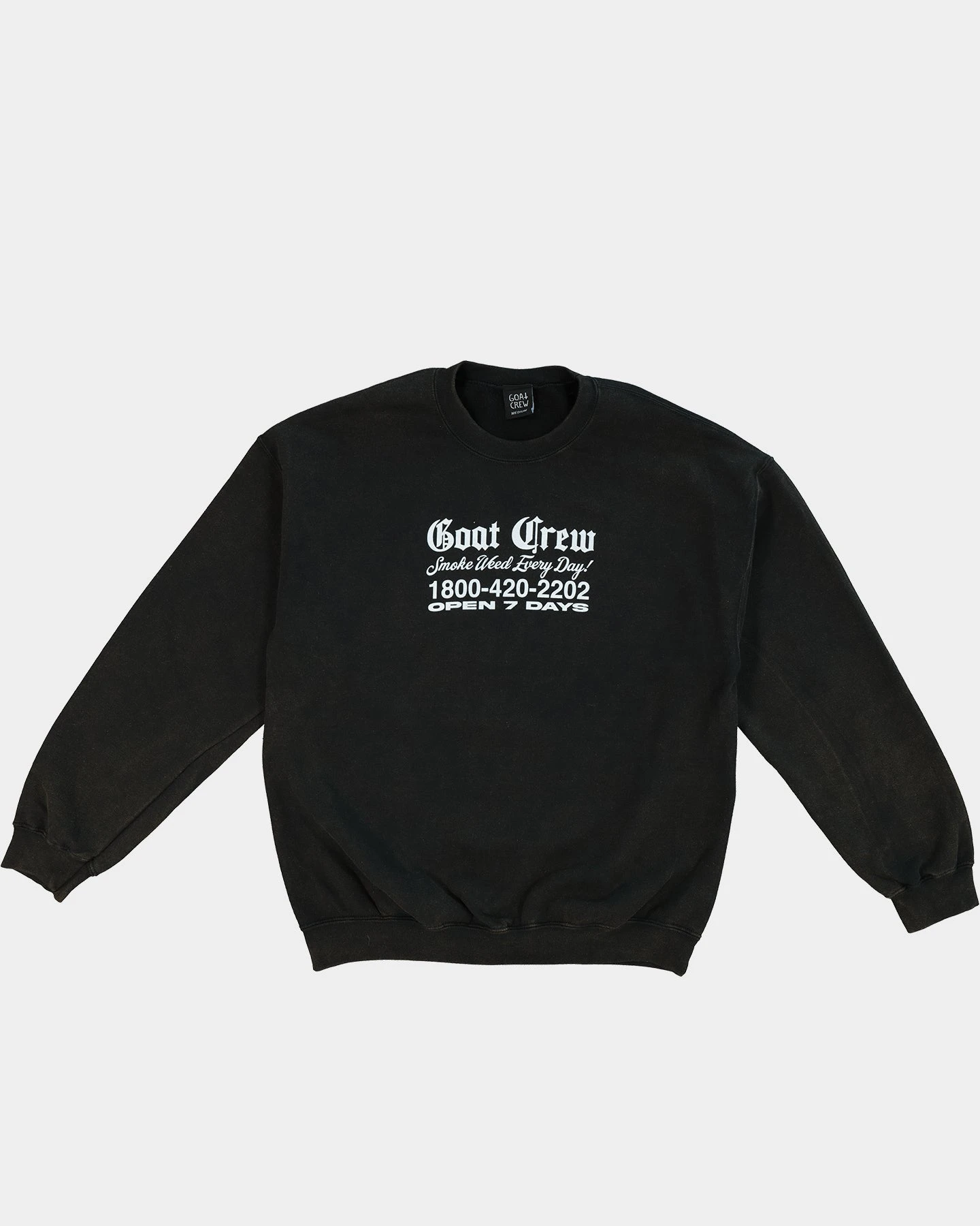 Goat Crew Chemist Vintage Crewneck Black Wash 3 Goat Crew Chemist Vintage Crewneck Black Wash