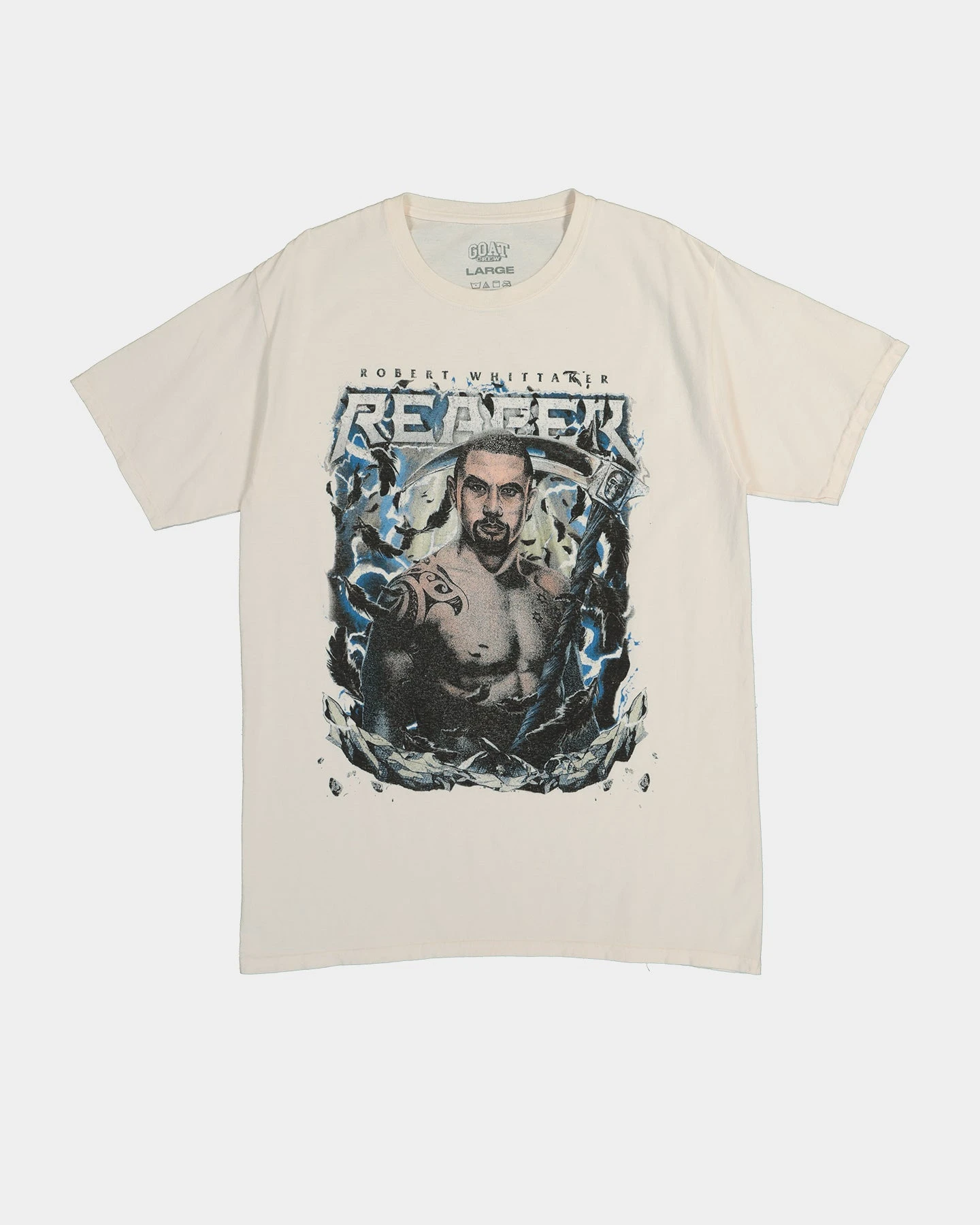 Goat Crew X Robert Whittaker Vintage T-Shirt Off White 9 Goat Crew X Robert Whittaker Vintage T-Shirt Off White - Image 7